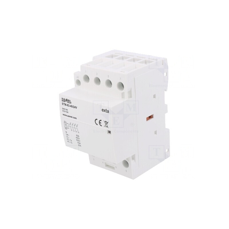 Contactor 4P 63A 24V NO STM-63-40 | Electronic-mag.ro | Componente Electronice Contactor 4P 63A 24V NO STM-63-40 | Electronic-mag.ro | Componente Electronice