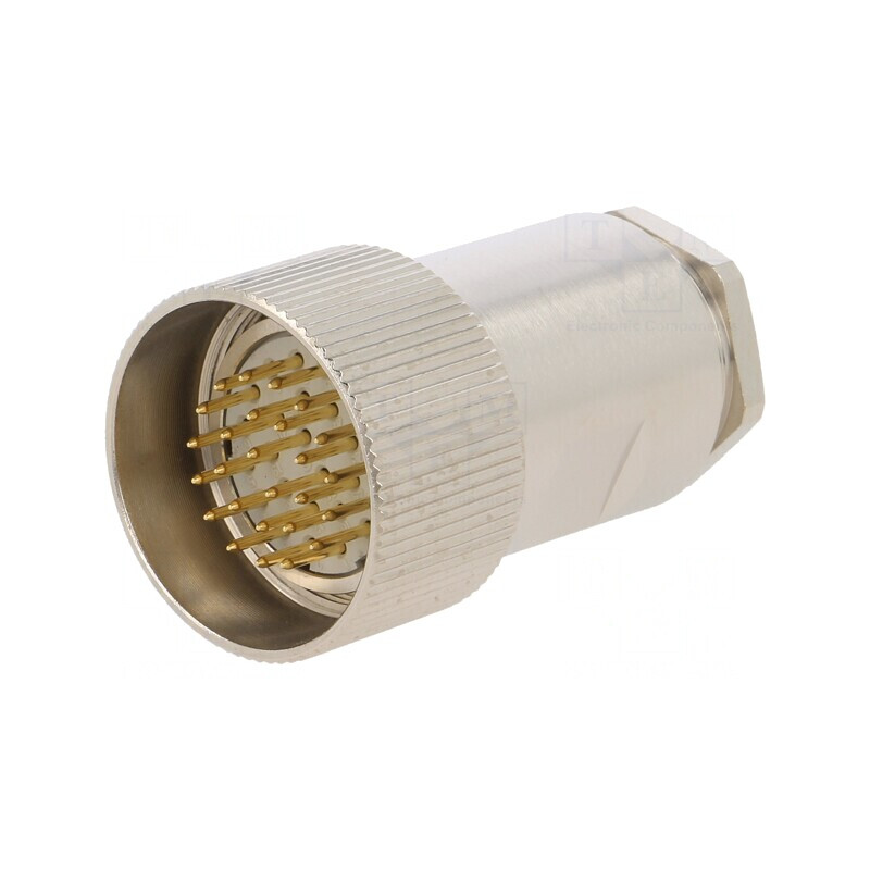 Conector M27 ZYLIN Mufă Tată Lipire Pe Cablu 26 PIN 6,5-16mm | Electronic-mag.ro | Componente Electronice