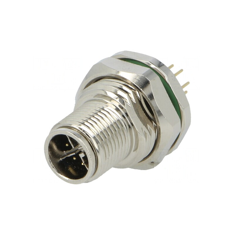 Soclu M12 8 PIN tată IP67 48V 0,5A | Electronic-mag.ro | Componente Electronice