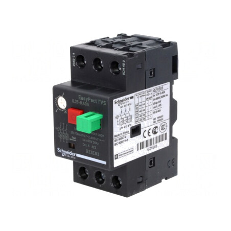 Întrerupător Motor 0,09kW 230-690V DIN IP20 GZ1E03 | Electronic-mag.ro | Componente Electronice