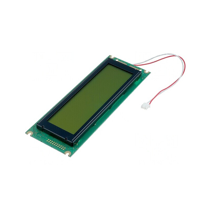 Afişaj LCD grafic 240x64 galben-verde | Electronic-mag.ro | Componente Electronice