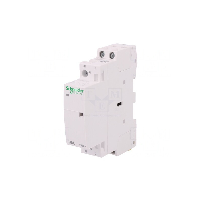 Contactor 2-polar 16A 24VAC NC NO IP20 500V | Electronic-mag.ro | Componente Electronice