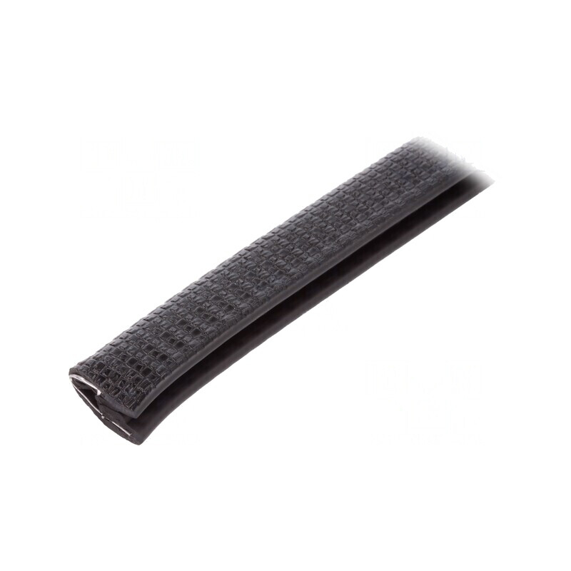 Ecran PVC Orificii și Margini 5m Negru 14mm | Electronic-mag.ro | Componente Electronice