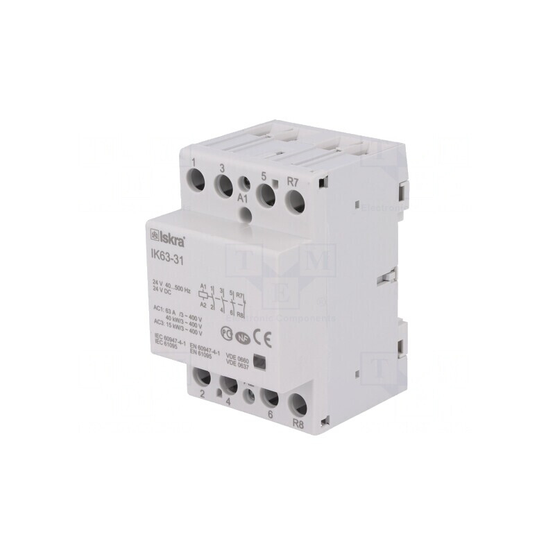 Contactor 4-poli 63A 24V NC NO x3 | Electronic-mag.ro | Componente Electronice Contactor 4-poli 63A 24V NC NO x3 | Electronic-mag.ro | Componente Electronice
