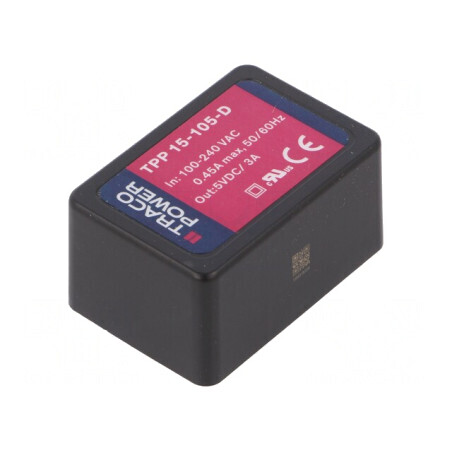 Convertor AC/DC 15W 5VDC TPP 15-105-D | Electronic-mag.ro | Componente Electronice