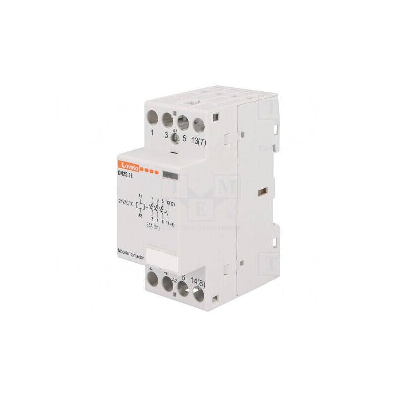 Contactor 4-pol 25A 24V NO | Electronic-mag.ro | Componente Electronice