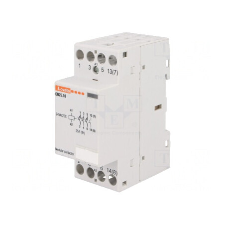 Contactor 4-pol 25A 24V NO | Electronic-mag.ro | Componente Electronice