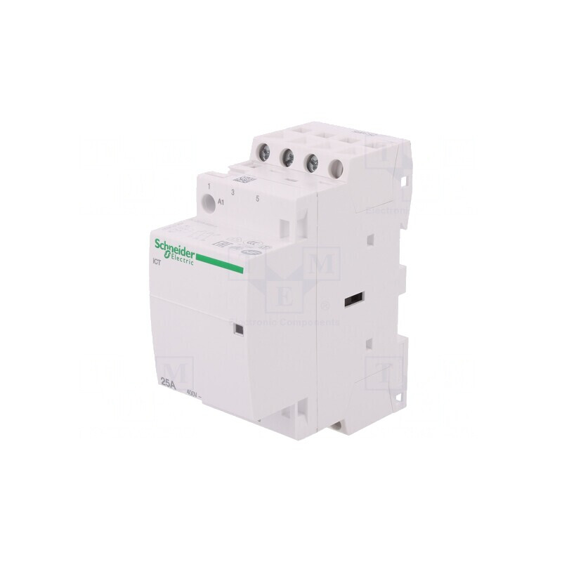 Contactor 3-pol 25A 230-240V NO IP20 | Electronic-mag.ro | Componente Electronice