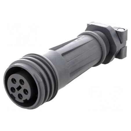 Conector circular mamă 5 pini filet rotire | Electronic-mag.ro | Componente Electronice