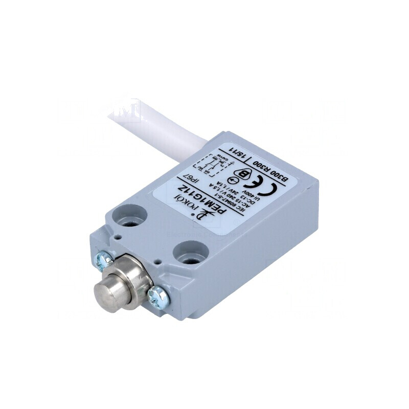 Limitator Cursă Bolţ Ø8mm NO/NC 5A 240VAC/250VDC PEM1G11Z | Electronic-mag.ro | Componente Electronice