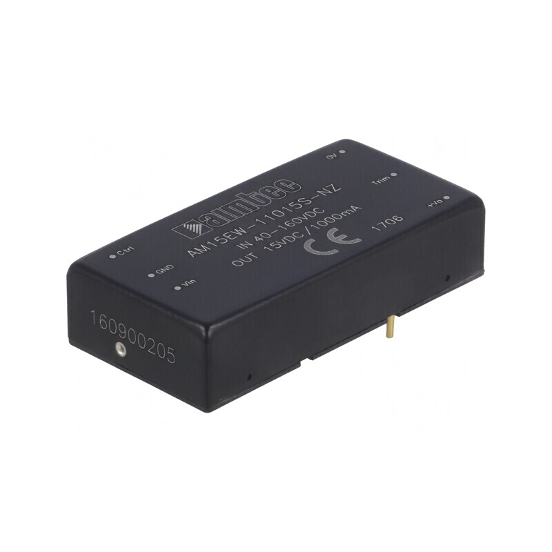 Convertor DC/DC 15W 40-160V la 15V 1A | Electronic-mag.ro | Componente Electronice