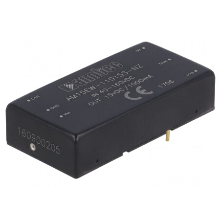 Convertor DC/DC 15W 40-160V la 15V 1A | Electronic-mag.ro | Componente Electronice