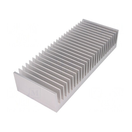 Radiator extrudat cu aripioare 100mm x 250mm aluminiu | Electronic-mag.ro | Componente Electronice
