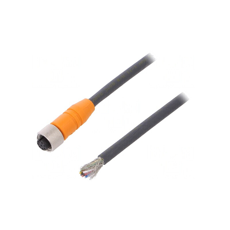 Cablu Conectare M12 PIN 8 Drept 10m IP67 | Electronic-mag.ro | Componente Electronice