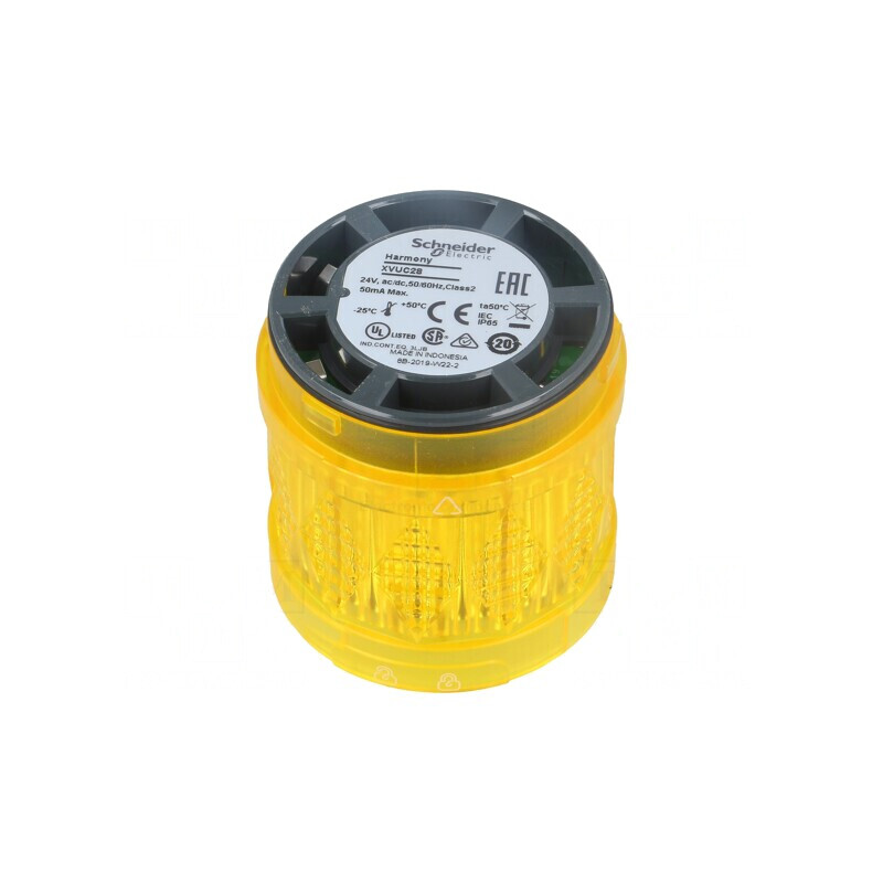 Semnalizator LED Galben 24V IP65 Ø60mm | Electronic-mag.ro | Componente Electronice