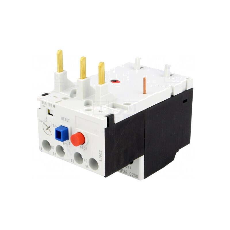 Releu termic RF38 cu cleme 1,6-2,5A | Electronic-mag.ro | Componente Electronice