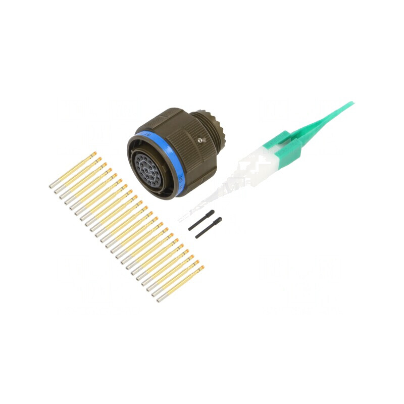 Conector Militar Dimensiune 13 MIL-DTL-38999 Series III Oliv | Electronic-mag.ro | Componente Electronice