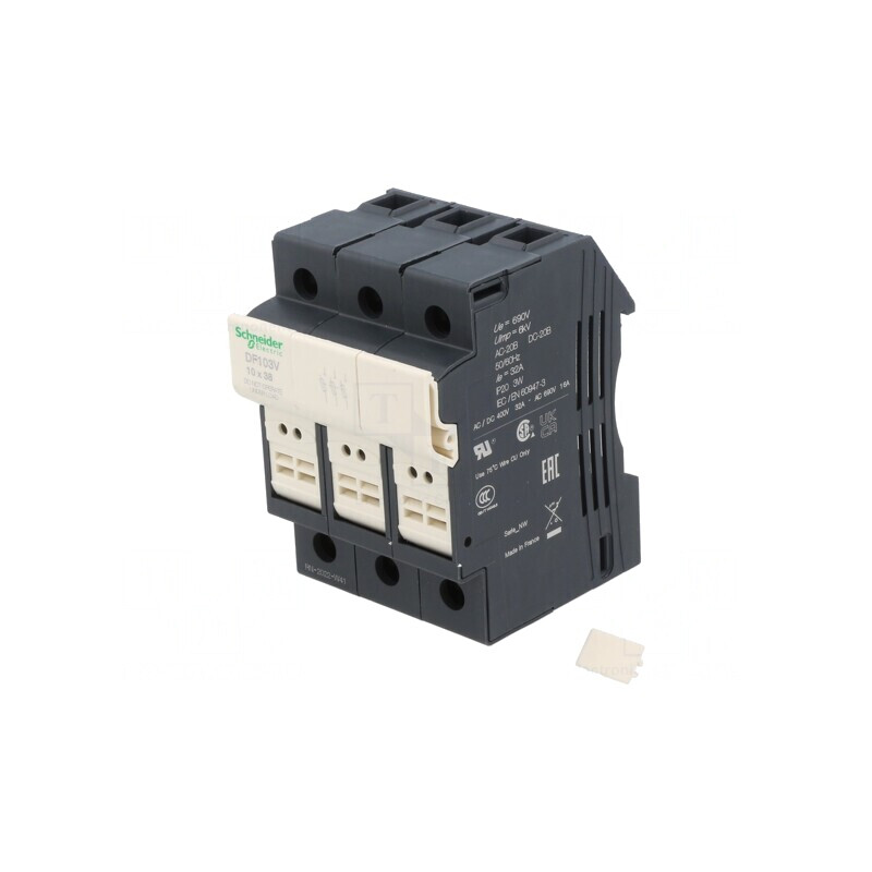 Suport Siguranță Șină DIN Poli 3 | Electronic-mag.ro | Componente Electronice