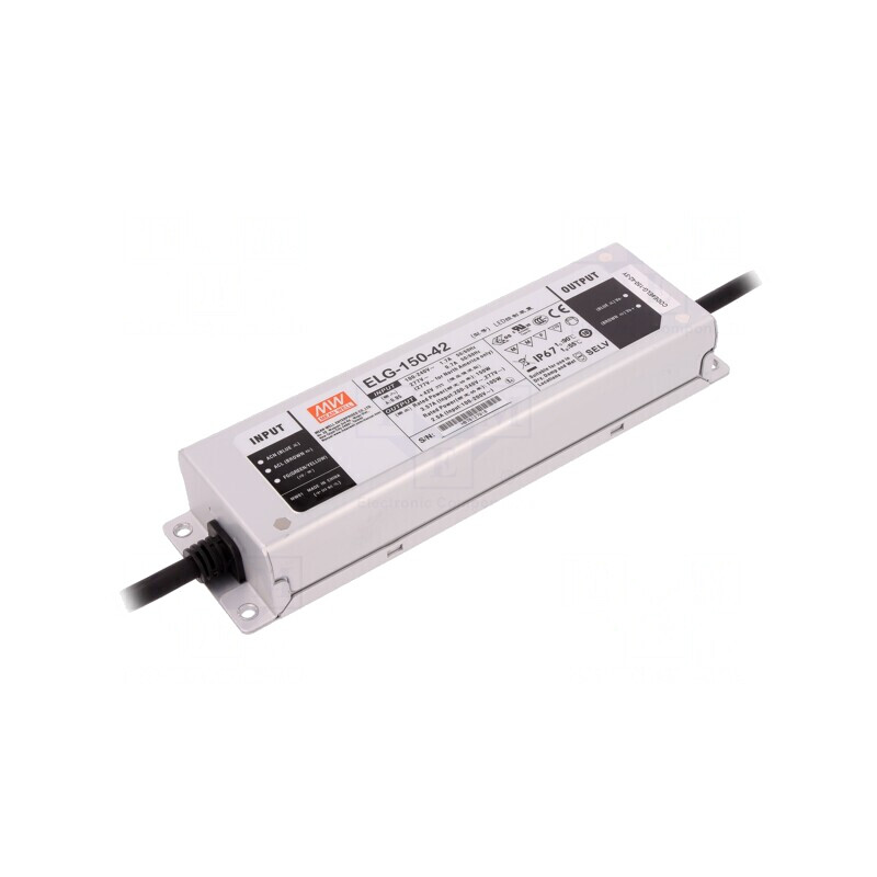 Alimentator LED 150W 42VDC IP67 | Electronic-mag.ro | Componente Electronice