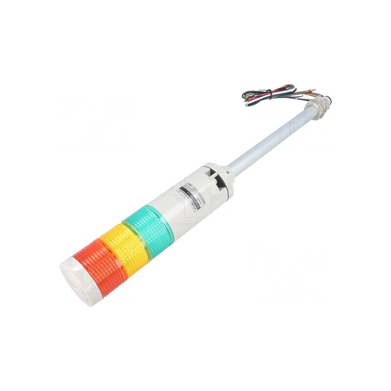 Coloană de Semnalizare LED Roșu/Ambră/Verde 24V | Electronic-mag.ro | Componente Electronice
