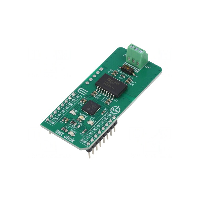 Modul Comunicare DMX Click GPIO UART ADM2862E PIC18F26K42 | Electronic-mag.ro | Componente Electronice