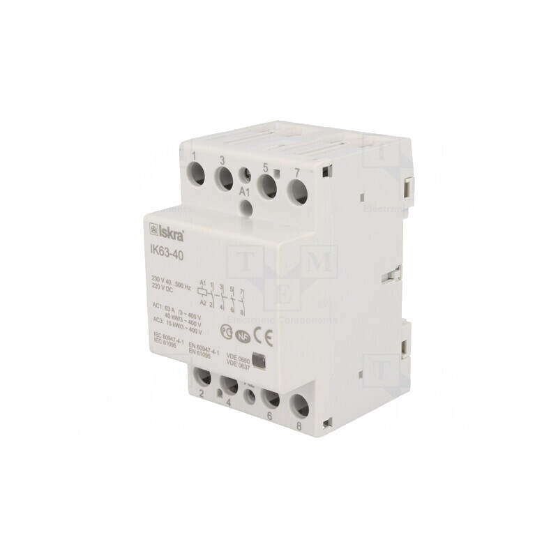 Contactor 4-Poli 63A 230VAC 220VDC NO | Electronic-mag.ro | Componente Electronice