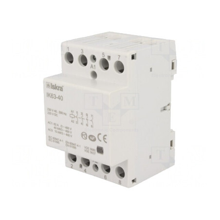 Contactor 4-Poli 63A 230VAC 220VDC NO | Electronic-mag.ro | Componente Electronice