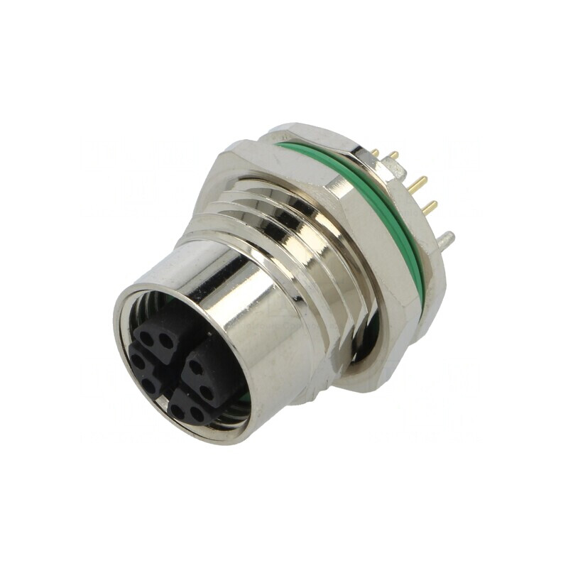 Soclu M12 8-PIN mamă IP67 48V 0,5A | Electronic-mag.ro | Componente Electronice