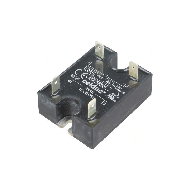 Releu Semiconductor 1-Fazat 25A 12-275VAC 12-30VDC | Electronic-mag.ro | Componente Electronice