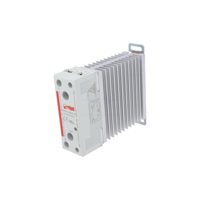 Releu semiconductor 1-fazat 20A 24-280VAC | Electronic-mag.ro | Componente Electronice