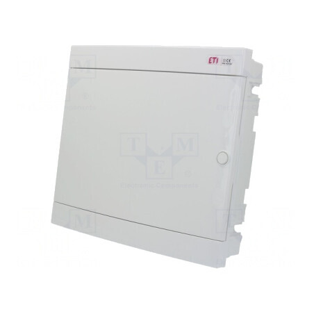 Carcasă modulară IP40 pentru perete albă ABS 2x18PO-S | Electronic-mag.ro | Componente Electronice