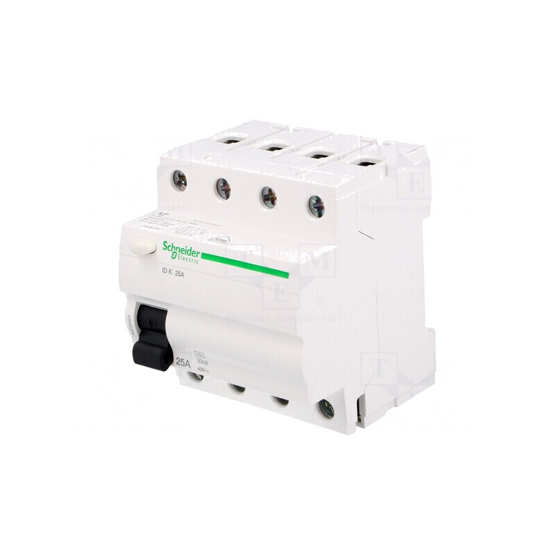 Întrerupător diferenţial 25A 30mA 4P 400VAC | Electronic-mag.ro | Componente Electronice