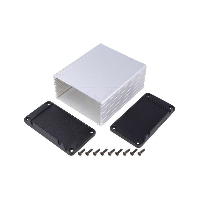 Carcasă aluminiu ecranare 104x120x55 mm naturală | Electronic-mag.ro | Componente Electronice