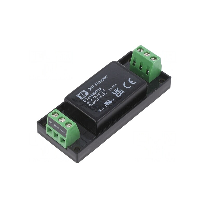 Convertor DC/DC 15W 18-75V 15VDC/-15VDC | Electronic-mag.ro | Componente Electronice