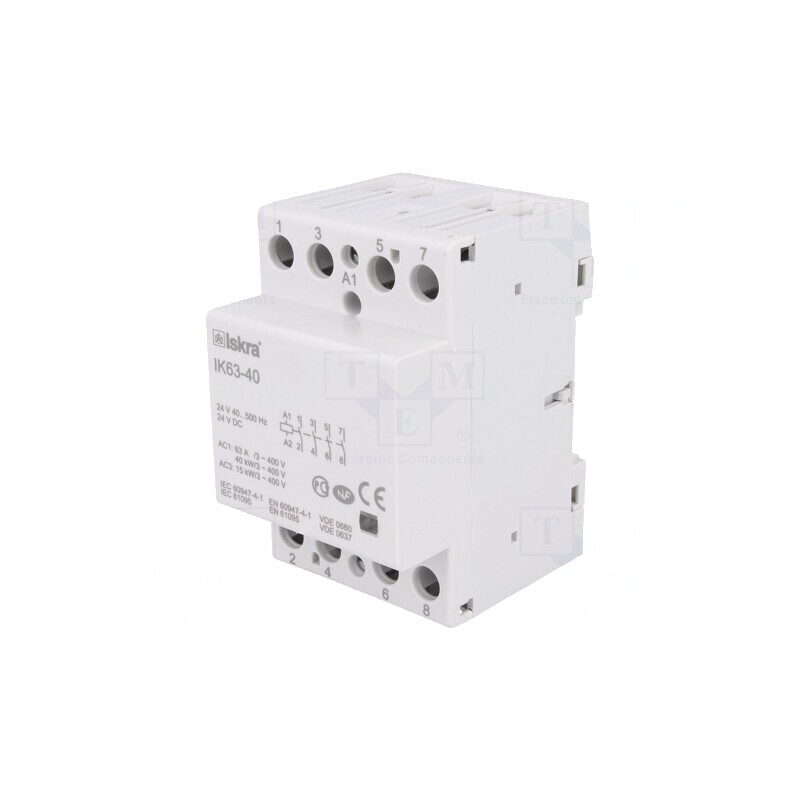 Contactor 4P 63A 24V NO | Electronic-mag.ro | Componente Electronice