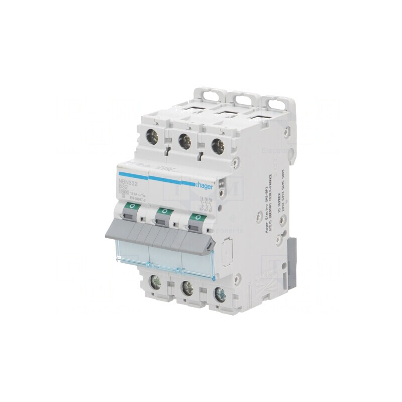 Întrerupător de Supracurent 32A 3 Poli 10kA 230/400VAC | Electronic-mag.ro | Componente Electronice