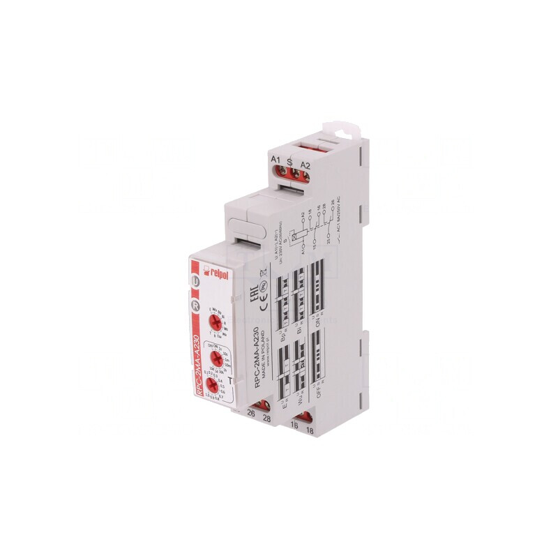 Timer Programabil 1s-10zile DPDT 230VAC 24VDC 8A | Electronic-mag.ro | Componente Electronice