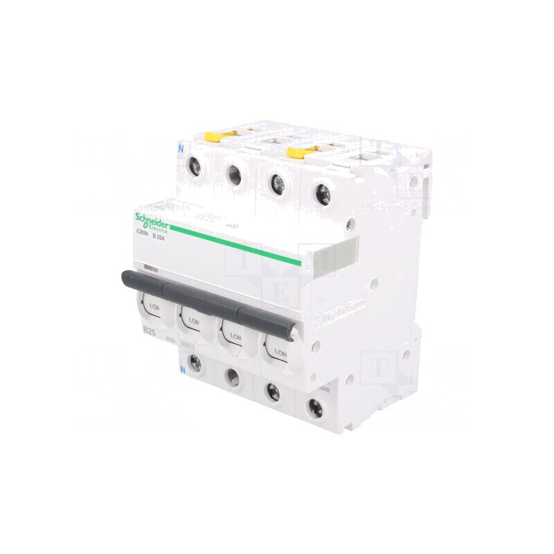Întrerupător de Supracurent 25A 3 Poli 400V 6kA | Electronic-mag.ro | Componente Electronice
