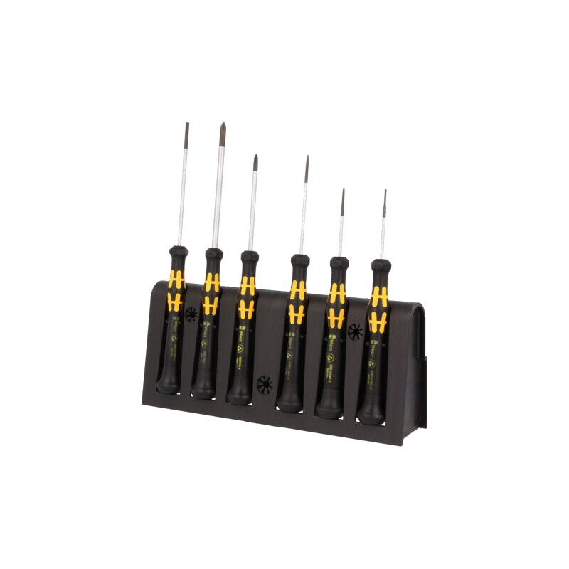 Kit Şurubelniţe Precizie Phillips Plată ESD cu Stativ | Electronic-mag.ro | Componente Electronice