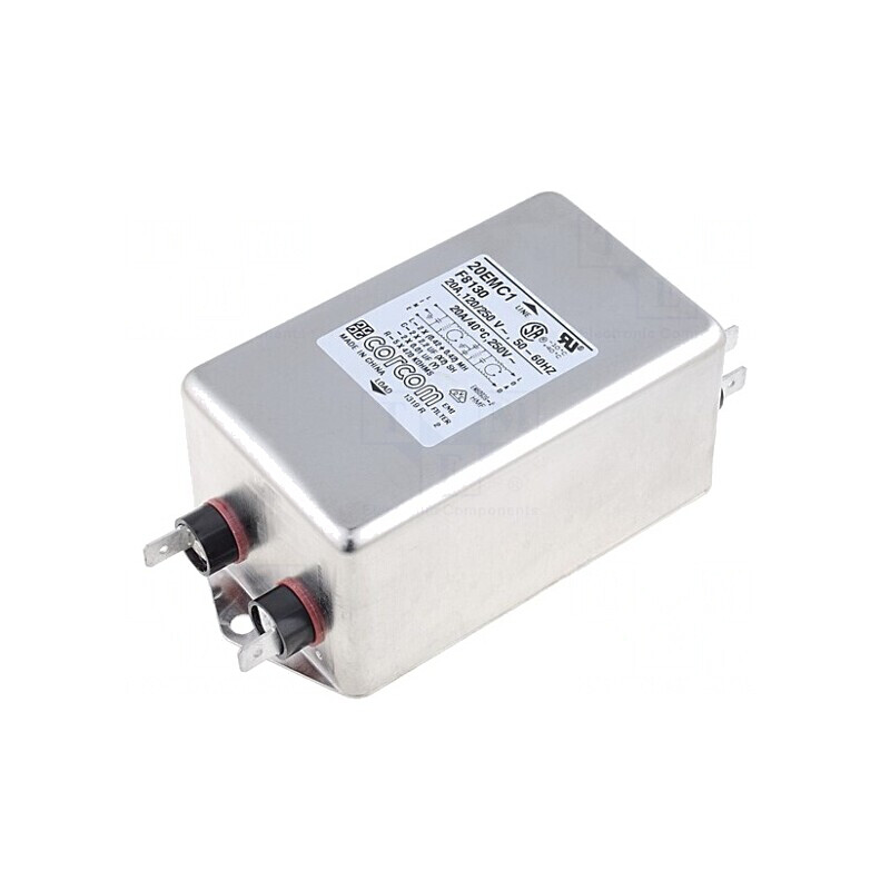 Filtru anti-interferențe monofazat 250VAC 20A | Electronic-mag.ro | Componente Electronice