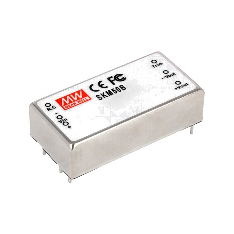Convertor DC/DC 50W 36-75V la 15V 3330mA THT | Electronic-mag.ro | Componente Electronice