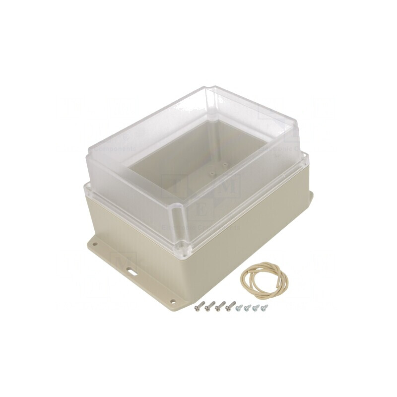 Carcasă universală cu lame de fixare 146x186x110 mm | Electronic-mag.ro | Componente Electronice