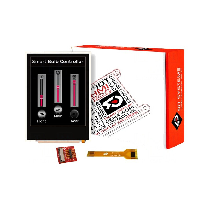 Ecran TFT 2" 176x220 cu Interfață GPIO și I2C-Master 5V PIXXILCD-20P2 | Electronic-mag.ro | Componente Electronice