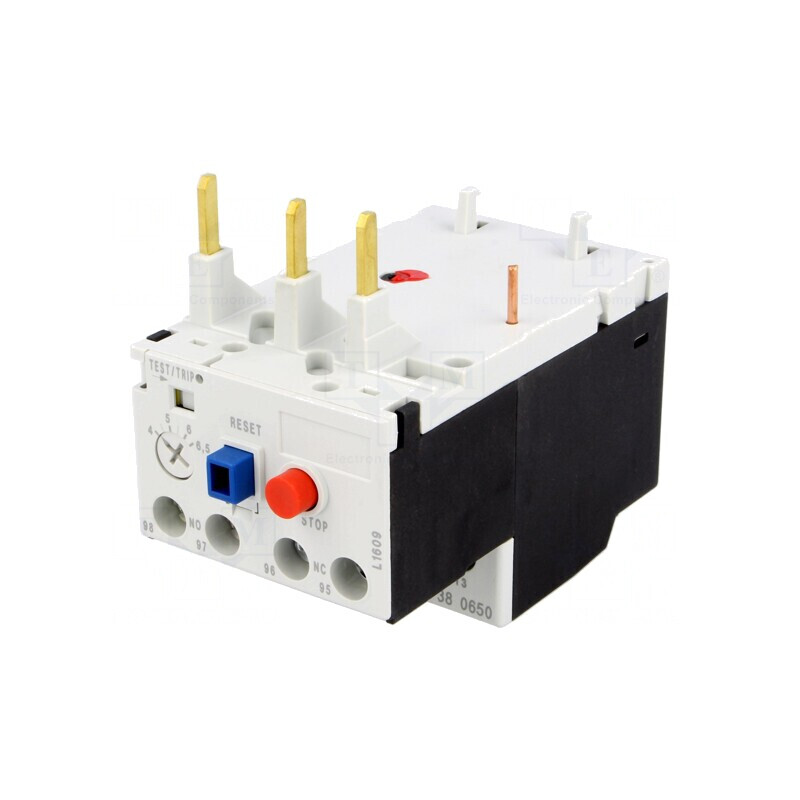 Releu termic RF38 4-6,5A cu cleme șurub | Electronic-mag.ro | Componente Electronice