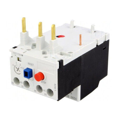 Releu termic RF38 4-6,5A cu cleme șurub | Electronic-mag.ro | Componente Electronice