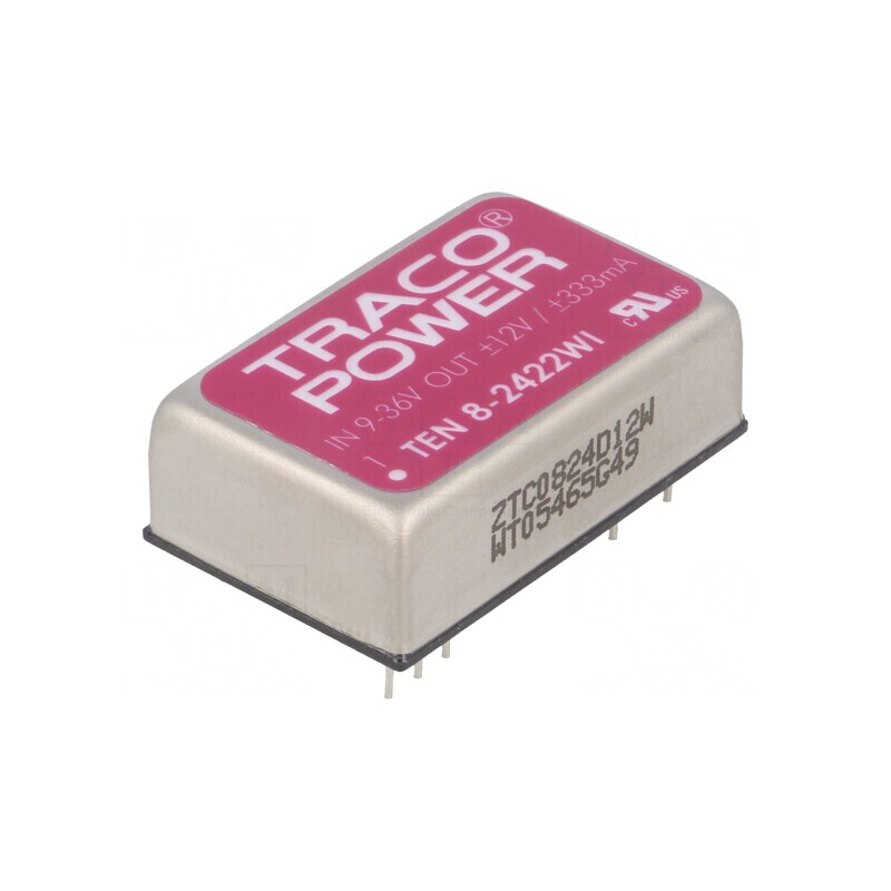 Convertor DC/DC 8W 9-36V la 12V/-12V DIP24 | Electronic-mag.ro | Componente Electronice