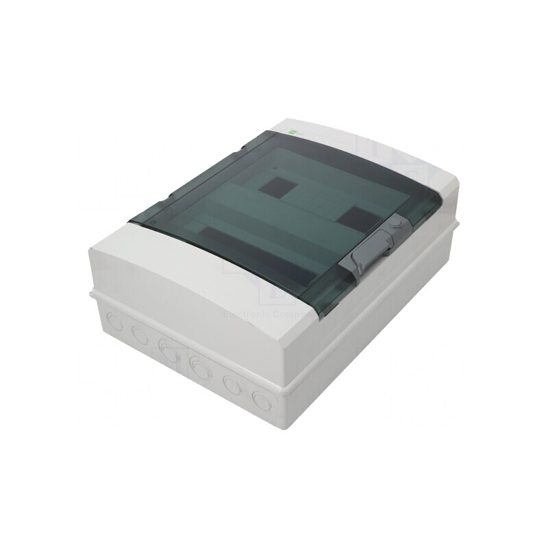 Carcasă pentru aparatură modulară IP65 gri deschis 24 | Electronic-mag.ro | Componente Electronice