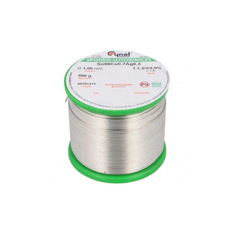 Sârmă de lipit fără plumb 1mm 500g | Electronic-mag.ro | Componente Electronice