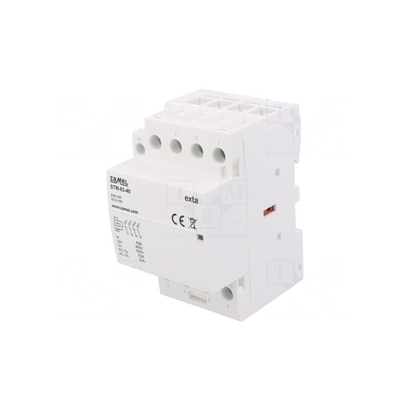 Contactor 4-Pini 63A 230VAC NO STM-63-40 | Electronic-mag.ro | Componente Electronice