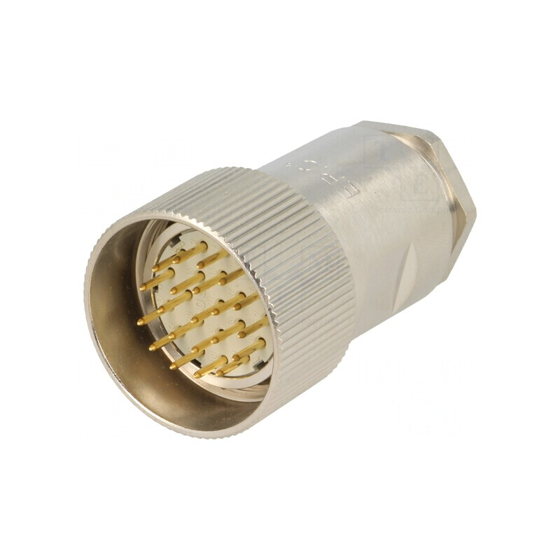 Conector M27 Mufă Tată Lipire pe Cablu 21 PIN 6,5-16mm | Electronic-mag.ro | Componente Electronice